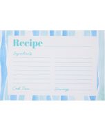 image shows C.R. Gibson 4" x 6" Recipe Cards | Coastal against a blank, white background  