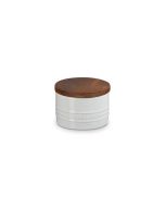 Le Creuset Signature 7oz Salt Cellar with Wood Lid