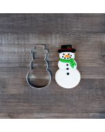 Ann Clark 4-inch Steel Snowman Cookie Cutter - 8196A