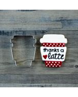 Ann Clark Latte Cup Cookie Cutter - 8158A