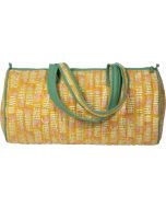 image shows Danica Studio Block Print Weekender Bag | Venus  against a blank, white background