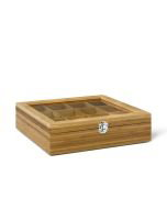 Bredemeijer Natural Bamboo Teabox - 12 Compartments