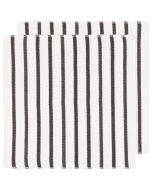 Now Designs Basketweave Dish Cloths - Black Stripe (Set of 2) 142213