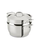All-Clad Stainless Steel Steamer with 5 Qt. Insert
