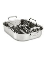 16” x 13” Stainless Steel Roasting Pan with Rack by All-Clad