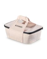 Le Creuset Heritage Rectangle Bakeware Tote Bag against a white background
