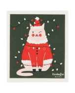 Ecologie by Danica Swedish Dish Cloth | Festive Feline