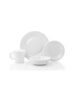 Fiesta® 16-Piece Classic Dinnerware Set with Tapered Mugs | White
