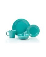 Fiesta® 16-Piece Classic Dinnerware Set with Tapered Mugs | Turquoise
