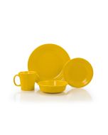 Fiesta® 16-Piece Classic Dinnerware Set with Tapered Mugs | Daffodil
