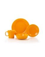 Fiesta® 16-Piece Classic Dinnerware Set with Tapered Mugs | Butterscotch
