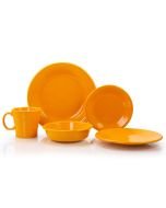 Fiesta® 20-Piece Classic Dinnerware Set with Tapered Mugs | Butterscotch
