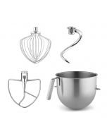 KitchenAid 8-Quart Stainless Steel Bowl + Stand Mixer Accessory Pack | Fits 8-Quart KitchenAid Commercial Bowl-Lift Stand Mixers