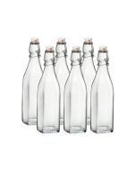 Bormioli Rocco 33.75oz Swing Top Glass Bottles | 6-pack