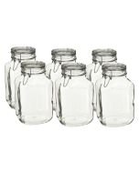 Bormioli Rocco 3L Swing Top Glass Fido Jars | 6-pack