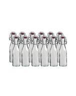 Bormioli Rocco 8.5oz Swing Top Glass Bottles | 12-pack