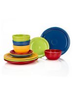 Fiesta® 12-Piece Bistro Dinnerware Set | Bright