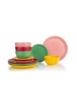 Fiesta® 12-Piece Bistro Dinnerware Set | Strawberry Fields
