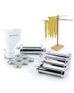 KitchenAid Ultimate Pasta Lover's Stand Mixer Attachment Set w/ Weston Pasta Drying Rack