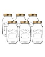 Kilner Canning Jars (Set of 6) | 34oz