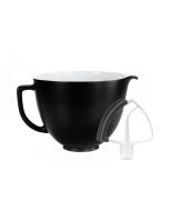 KitchenAid 5-Quart Black Matte Ceramic Bowl + Flex Edge Beater | 4.5-Quart & 5-Quart KitchenAid Tilt-Head Stand Mixers