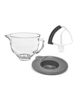 KitchenAid 5-Quart Glass Bowl + Flex Edge Beater | 4.5-Quart & 5-Quart KitchenAid Tilt-Head Stand Mixers