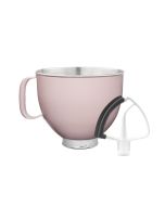 KitchenAid 5-Quart Matte Dried Rose Stainless Steel Bowl + Flex Edge Beater | 4.5-Quart & 5-Quart KitchenAid Tilt-Head Stand Mixers