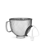 KitchenAid 5-Quart Quilted Stainless Steel Bowl + Flex Edge Beater | 4.5-Quart & 5-Quart KitchenAid Tilt-Head Stand Mixers