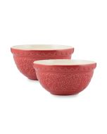 Mason Cash In the Forest S30 (1.25 Qt) Embossed Hedgehog Mixing Bowls | Set of 2