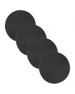 Now Designs 15" Disko Placemats - Set of 4 | Black