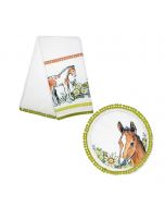 Everything Kitchens "Hold Your Baby Horses" Tea Towel + Pot Holder Set