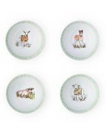 Everything Kitchens Barnyard Baby Animals 4" Bowls (Set of 4) | Assorted