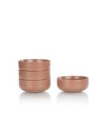 Everything Kitchens Modern Flat 24oz Bowls (Set of 4) | Terracotta