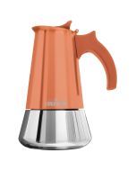 Escali London Sip 10 Cup Stainless Steel Espresso Maker | Copper