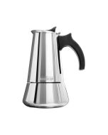 Escali London Sip 6 Cup Stainless Steel Espresso Maker | Silver