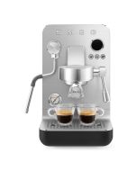 SMEG Contemporary Aesthetic Semi Pro Espresso Machine | Matte Black