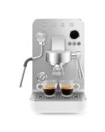 SMEG Contemporary Aesthetic Semi Pro Espresso Machine | Matte White