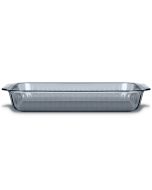 Pyrex Sculpted Tint 3 Quart Oblong Baker | Smoke