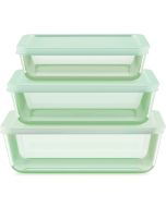 Pyrex Simply Store Tint 6 Piece Rectangle Storage Set