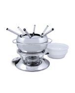 Swissmar Basel 11-Piece Fondue Set (Stainless Steel)