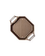 image shows FINEX 12" Cast Iron Double Handle Grill Pan against a blank, white background