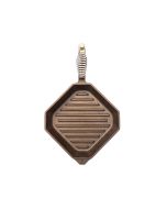 image shows FINEX 10" Cast Iron Grill Pan against a blank, white background