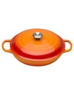 Le Creuset 2.25 Qt. Signature Braiser with Stainless Steel Knob | Flame 