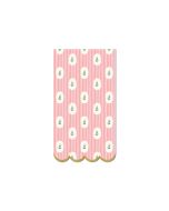 My Mind's Eye Striped Floral Dinner Napkin