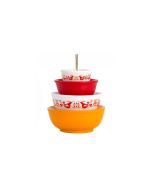 Twinkl Toast Stackable Miniature Vintage Bowls ornament | Friendship against a white background