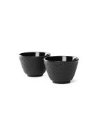 B-G004Z	Bredemeijer Xilin Cast Iron Tea Mugs Set of 2 | Black