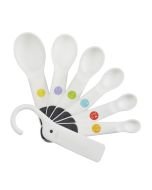 White OXO 7-Plastic Measuring Spoons