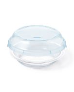 Pyrex Easy Grab 9.5-Inch Glass Pie Plate – Non-Stick, Made In USA
