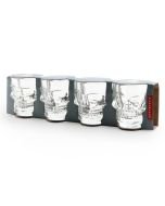 Kikkerland set of 4 shot glasses in packaging