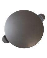 Old Stone Glazed 15-Inch Round Pizza Stone With Handles | Grey
